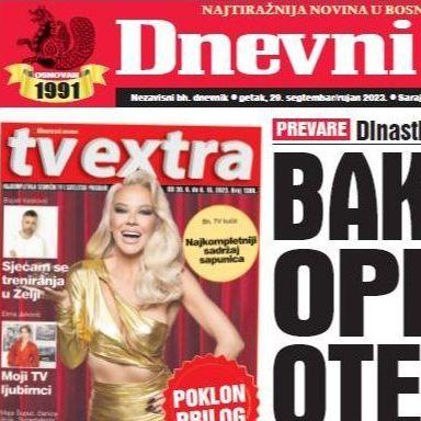 U današnjem "Dnevnom avazu“ čitajte: Bakir opet oteo SDA