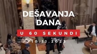 Pregled najčitanijih vijesti dana na portalu “Avaza” za 10. novembar 2023.