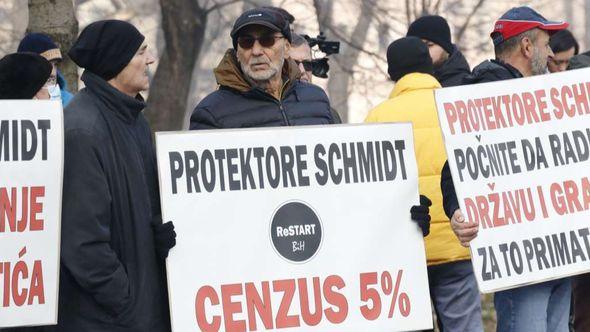 Sa protesta ispred OHR-a - Avaz