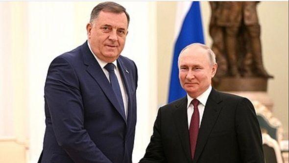 Milorad Dodik i Vladimir Putin - Avaz