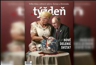 Satirična naslovnica slovačkog časopisa izazvala buru u svijetu: Tramp i Putin prikazani kao par