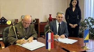 Potpisan Plan bilateralno-vojne saradnje između MO BiH i MO Republike Hrvatske za 2024. godinu