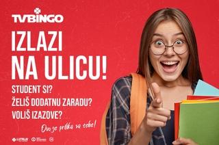 Lutrija BiH poziva studente da se pridruže uzbudljivom projektu "TV Bingo izlazi na ulice"