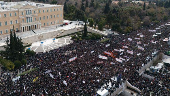 Protest u Atini - Avaz