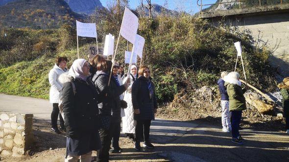 Mještani Donje Jablanice ponovo su izrazili svoj protest - Avaz