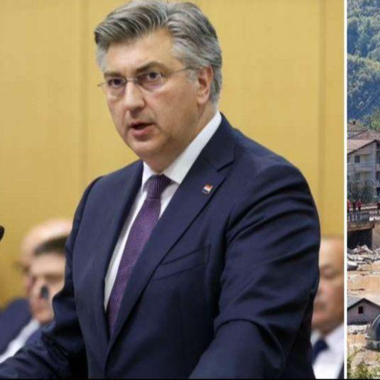 Plenković: Hrvatska donira 10 miliona eura za sanaciju šteta od poplava u BiH