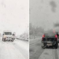 Veliki snijeg zadao ogromne probleme vozačima: Kolaps u Krajini, pogledajte fotografije