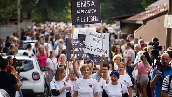 Protestna šetnja u Jablanici - Avaz