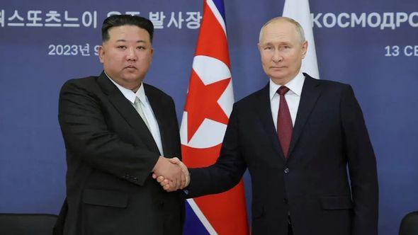 Kim Jong Un i Vladimir Putin - Avaz