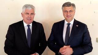 Čović i Plenković: Glavna tema razgovora legitimno predstavljanje Hrvata