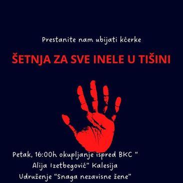 Poster Udruženja "Snaga nezavisne žene" - Avaz