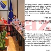 Vijeće ministara BiH usvojilo odluku: Zatražit će pomoć u gašenju požara u Nacionalnom parku Sutjeska