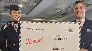 Vučić poletio iz Beograda u Mostar: Prvi let Air Serbije na ovoj liniji