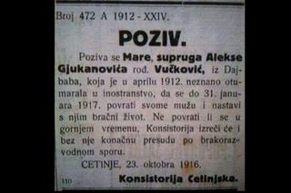 Oglas iz 1916. godine nasmijao javnost: "Otumarala Mare da se povrati"