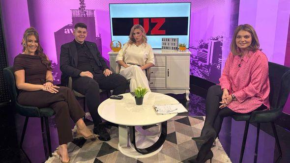 Iliana, Sara i Jozo u studiju ALFA TV - Avaz