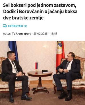 Predsjednik BS Srbije i Milorad Dodik - Avaz