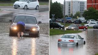 Karlovac pod vodom: Bujične poplave uzrokovane obilnom kišom