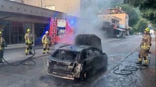 U Hrasnici gorio automobil, intervenirali vatrogasci