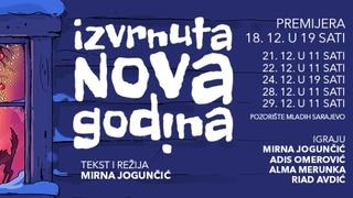 Predstava "Izvrnuta Nova godina" u Pozorištu mladih Sarajevo