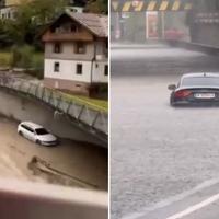 Veliko nevrijeme pogodilo Austriju: Dijelovi Beča pod vodom, od siline poplava žena završila ispod autobusa