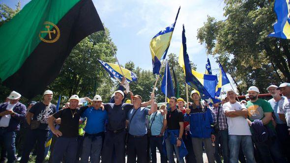 Okončan protest rudara - Avaz