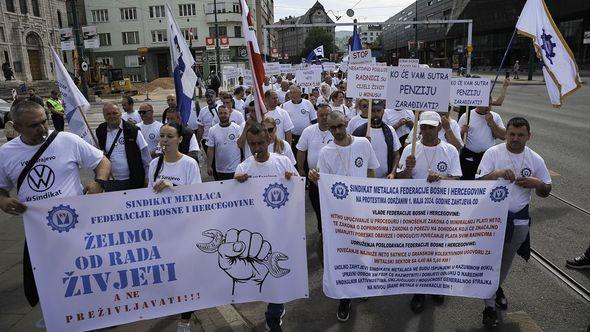 Sa protesta u Sarajevu - Avaz