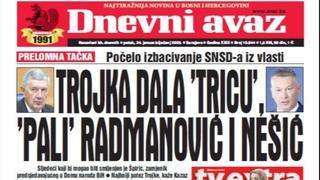 U današnjem "Dnevnom avazu" čitajte: Trojka dala "tricu", "pali" Radmanović i Nešić