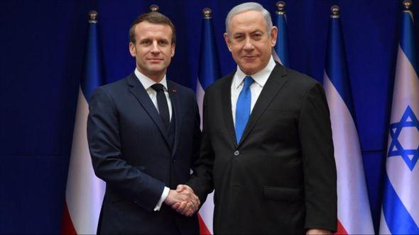Makron i Netanjahu - Avaz