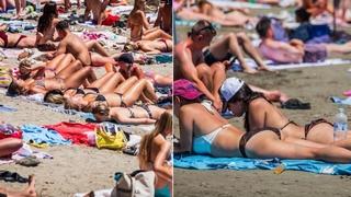 Foto / Atrakcija ovog ljeta: Plaža Bačvice ispunjena turistima