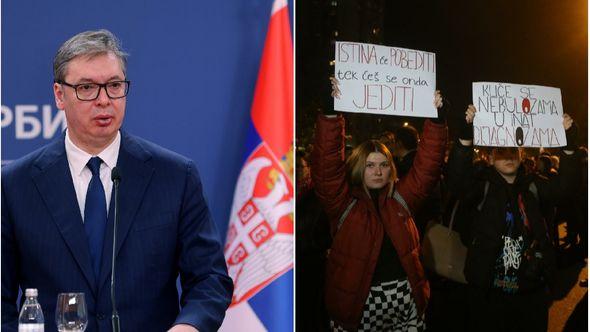 Aleksandar Vučić o protestima - Avaz