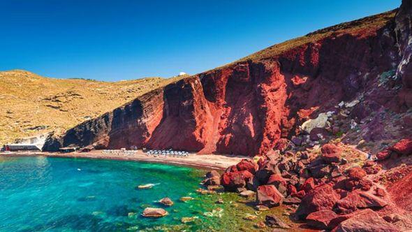 Crvena plaža na Santoriniju - Avaz