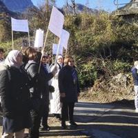 "Avaz" na licu mjesta: Mještani Donje Jablanice ponovo protestuju