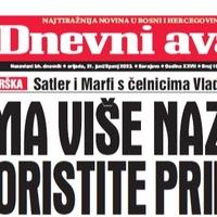 U današnjem "Dnevnom avazu" čitajte: Nema više nazad, iskoristite priliku