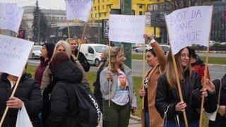 Studenti i građani iz Jablanice stigli na proteste u Sarajevo