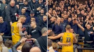 Scena nakon utakmice: Džanan Musa otišao među BH Fanatikose