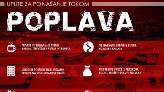 Crveni križ Novo Sarajevo izdao upute za ponašanje tokom poplava 