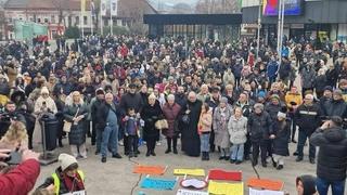 Završen masovni protest u Zenici: Građani imaju zahtjeve prema svim nivoima vlasti 