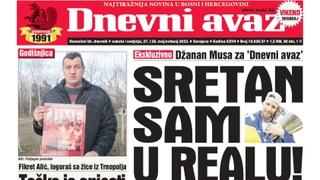 U dvobroju "Dnevnog avaza" čitajte: Sretan sam u Realu