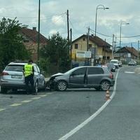 Težak udes ulici Safeta Zajke: Dvije osobe povrijeđene