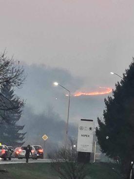 Požar u šumi iznad Tuzle - Avaz