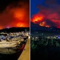 Podgora u plamenu: Evakuirane desetine turista, načelnica tvrdi da je to zato što nemaju internet, a ne zbog požara