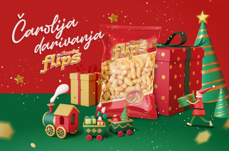 Snacky Flips čarolija darivanja: Praznična radost za sve mališane