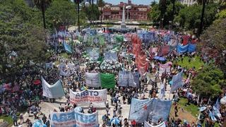 Argentina: Protest radnika protiv mjera predsjednika Haviera Mileija