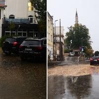 Obilna kiša se sručila na Mostar: Poplavljene brojne saobraćajnice i parkinzi