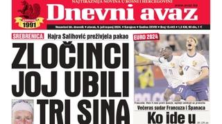 U današnjem "Dnevnom avazu" čitajte: Zločinci joj ubili tri sina