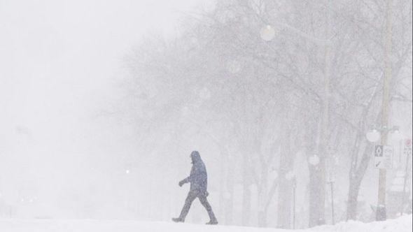 A winter storm warning covered parts of the Northeast, including Connecticut, New York, Massachusetts, New Jersey and Rhode Island - Avaz