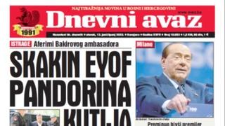 U današnjem "Dnevnom avazu" čitajte: Skakin EYOF Pandorina kutija