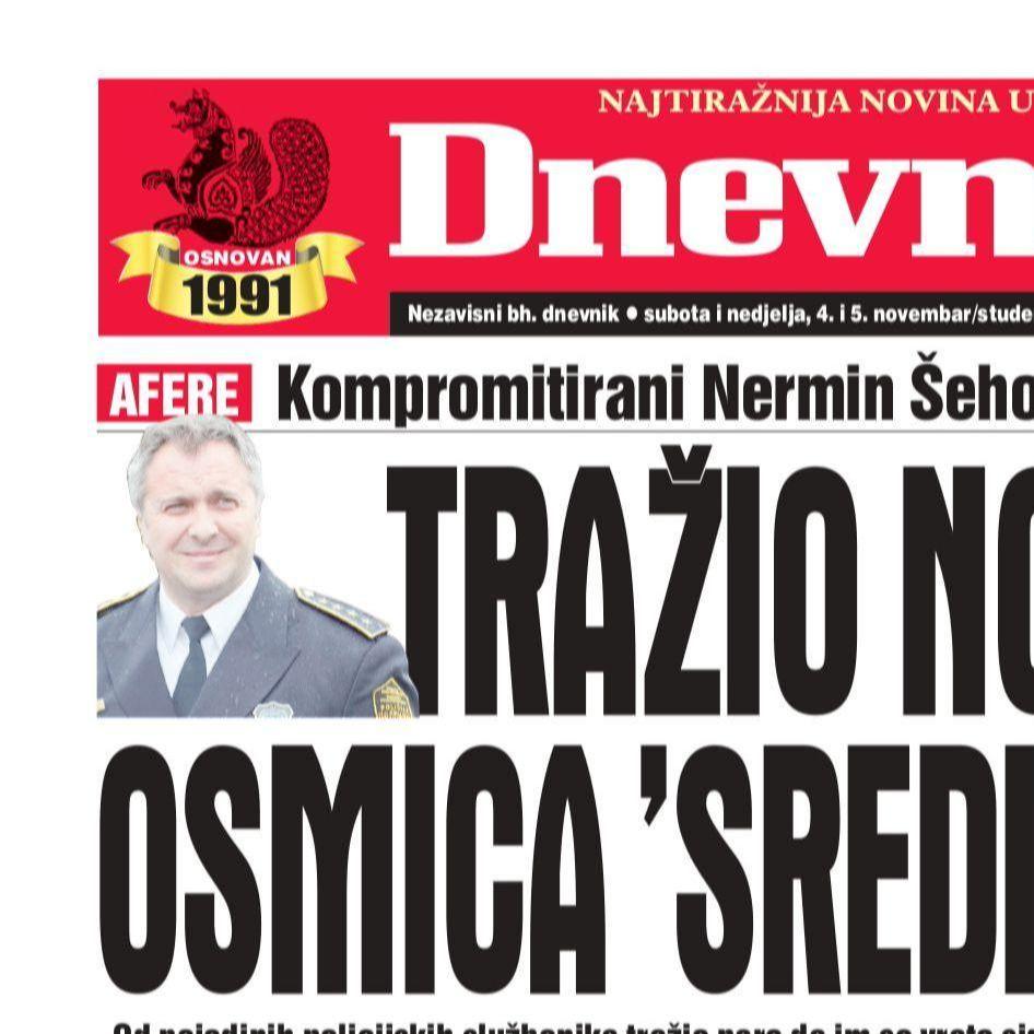 U dvobroju "Dnevnog avaza" čitajte: Tražio novac da bi Osmica "sredio" dozvole