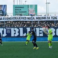 Navijači Dinamo Zagreba posvetili transparent BiH: "Molimo za tebe sto očenaša"