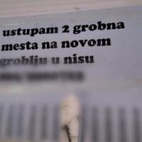 Oglas nasmijao mnoge: Nišlija nudi ustupanje grobnih mjesta